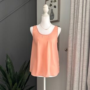 Express Elegant Chic Peach Sleeveless Top Size Small